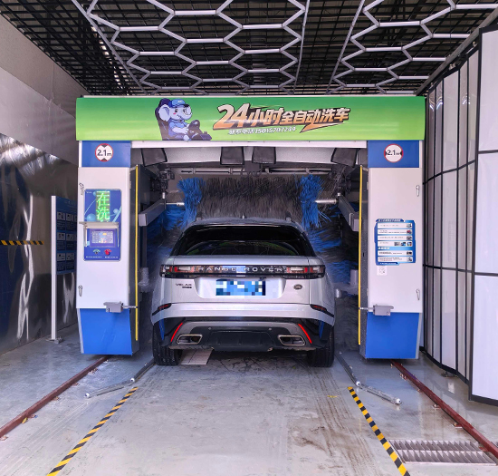 广东佛山安装日森往复式洗车机和无接触洗车机